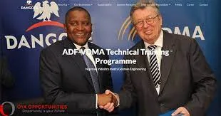Dangote Foundation-VDMA Technical Training Programme 2022.
